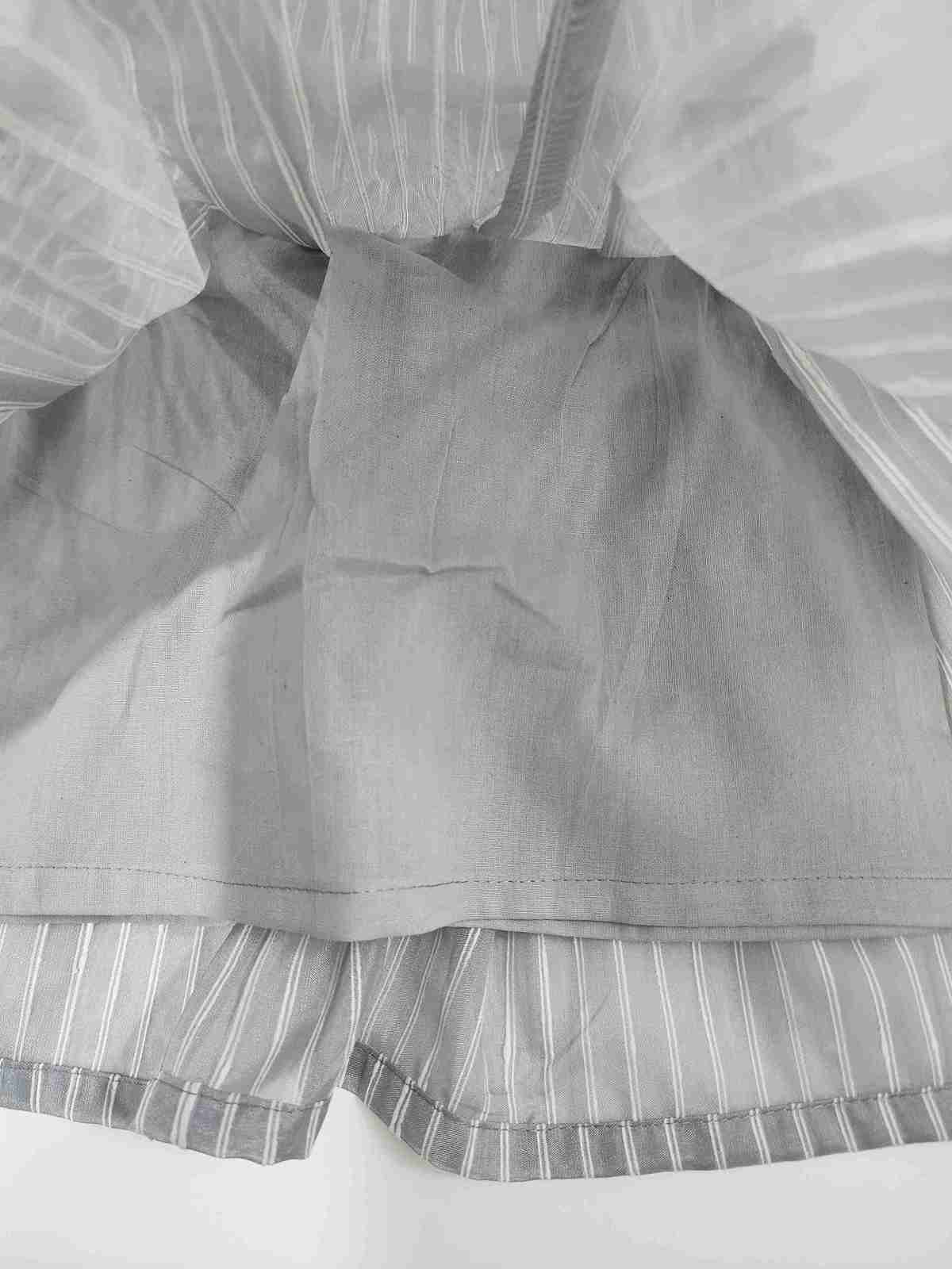 Grey Organza Kids Frock1