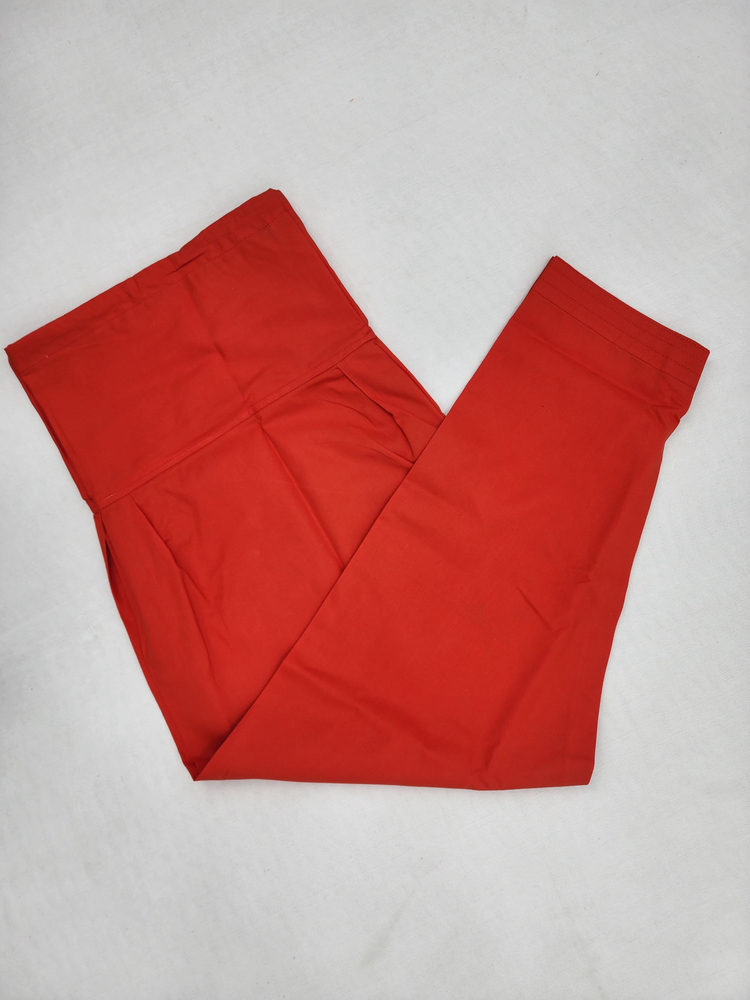 Semi-Patiala Salwar in Dark Orange Color