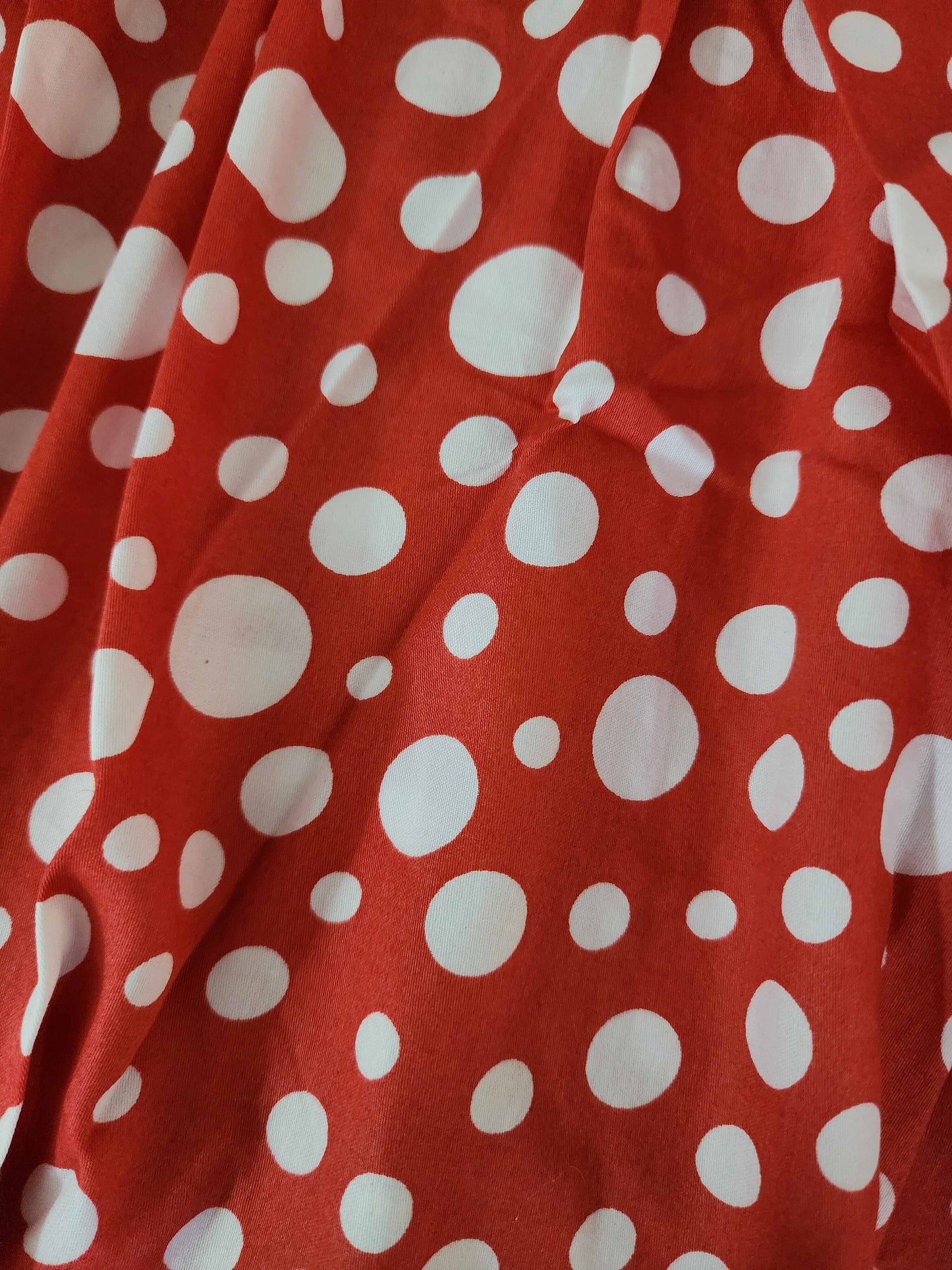 Charming Red and White Polka Dot Frock
