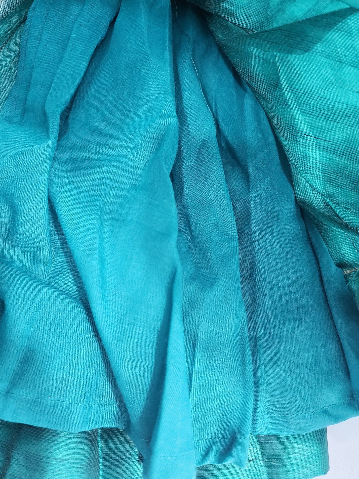 Green Chanderi Zari Lehenga Set