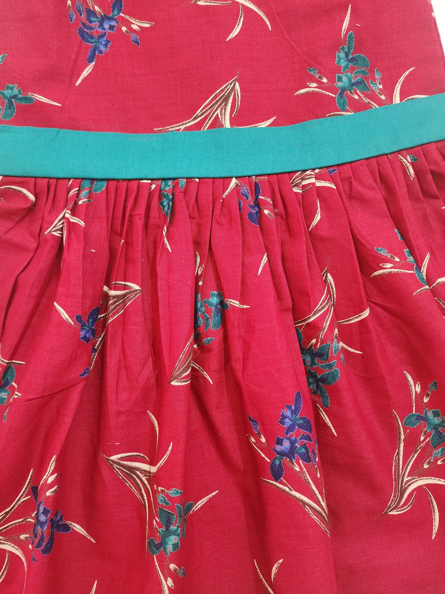 Maroon Classy Floral Kids Frock