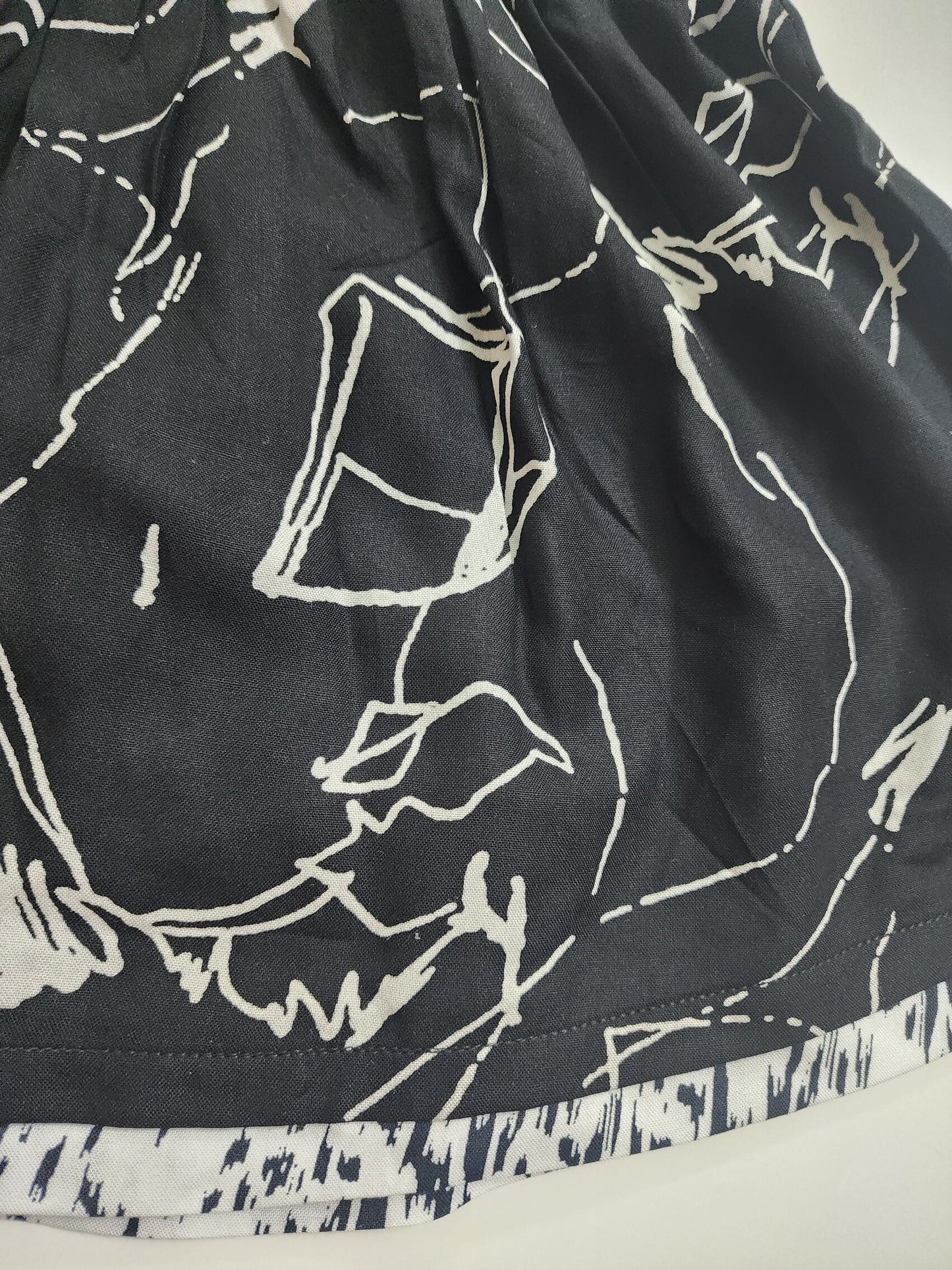 Black & White Waist Belt Frock