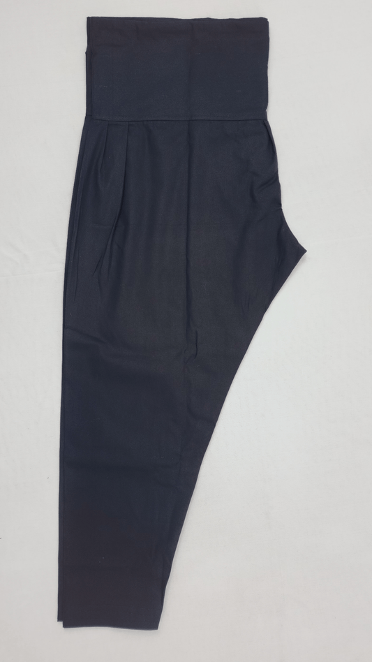 Semi Patiala Salwar in Black Color