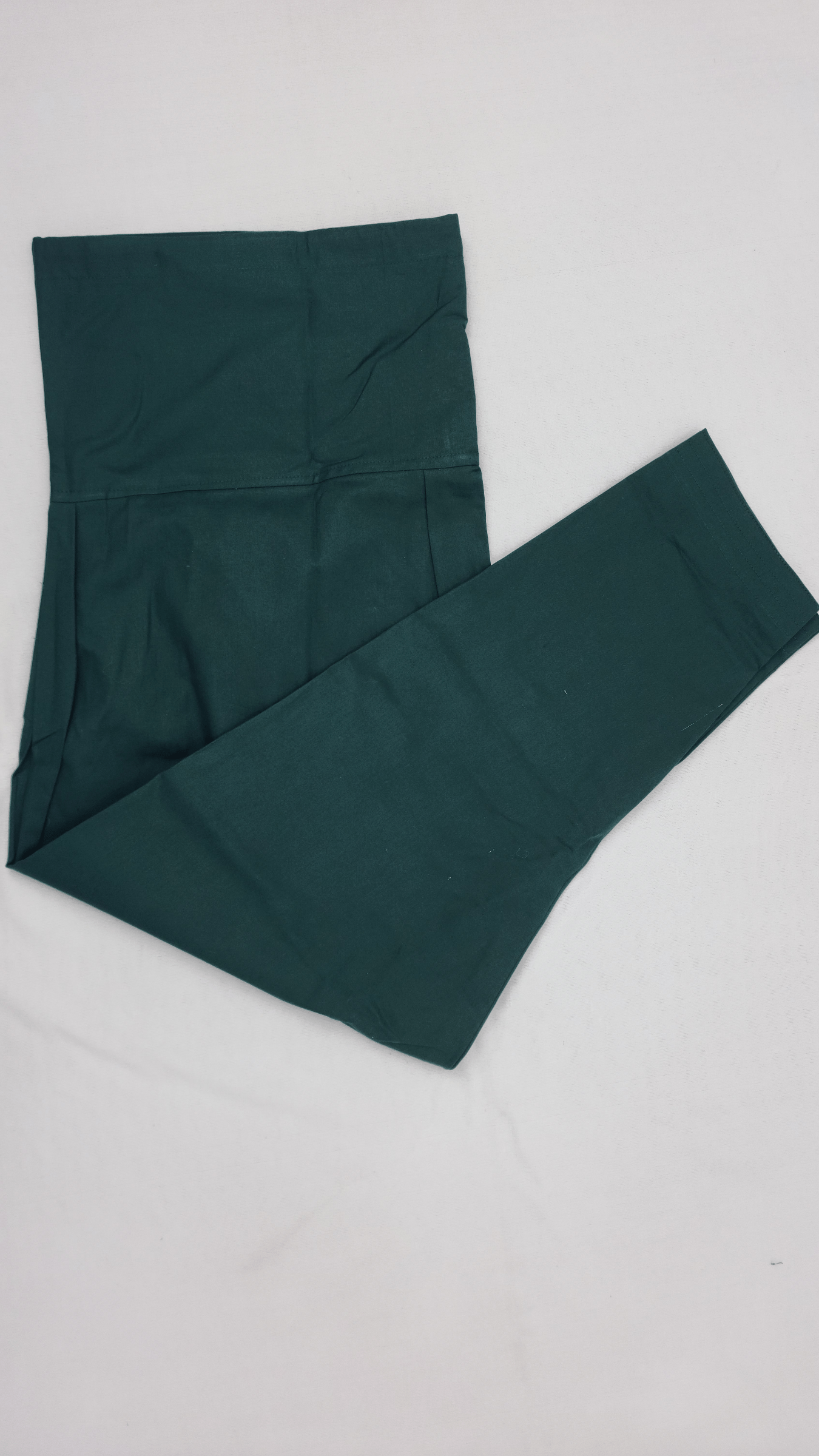 Semi-Patiala Salwar in Bottle Green Color