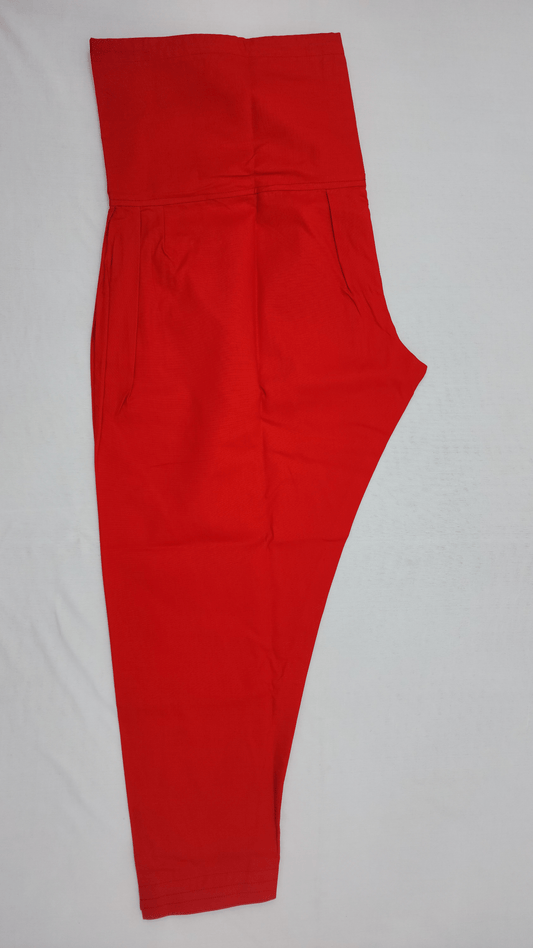 Semi Patiala Salwar in Dark Orange Color