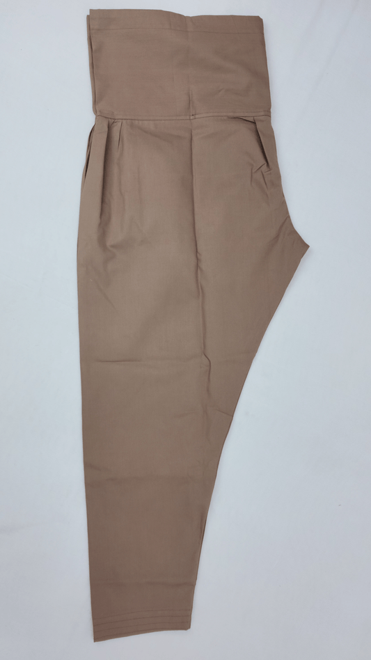 Semi Patiala Salwar in Mud Color