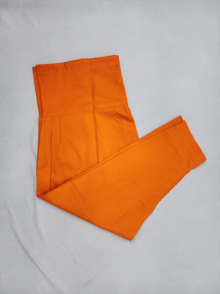 Semi-Patiala Salwar in Light Orang Color