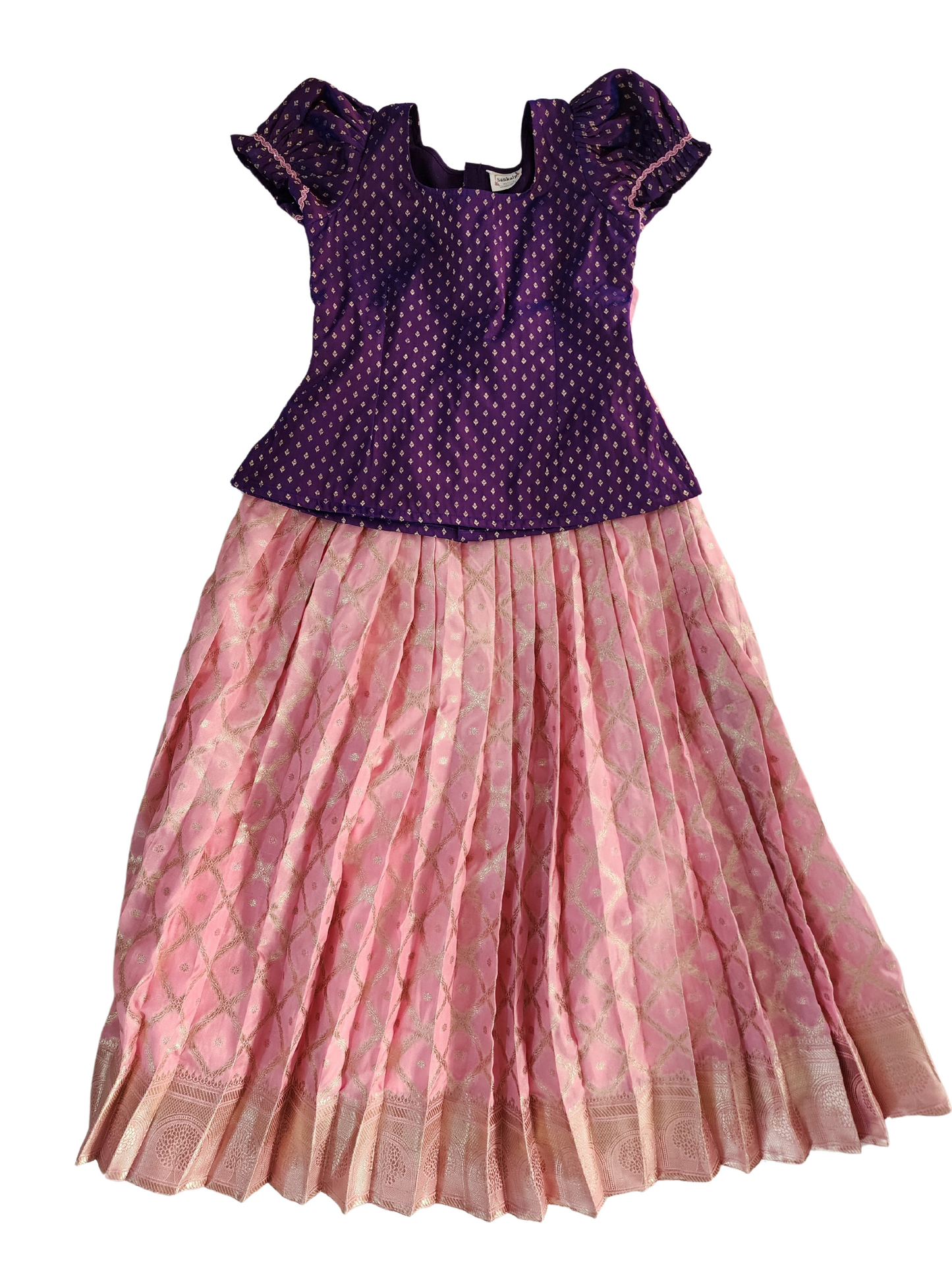 pink purple lehenga