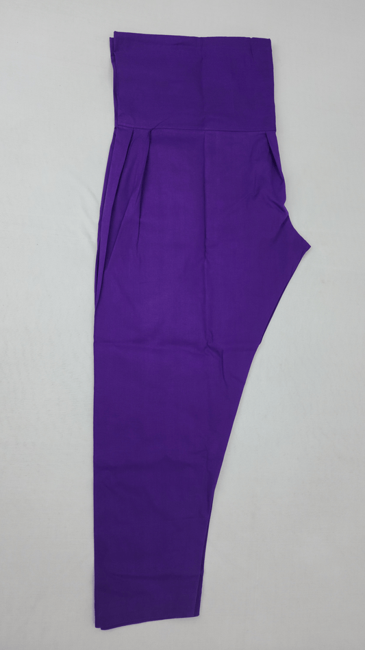 Semi Patiala Salwar in Purple