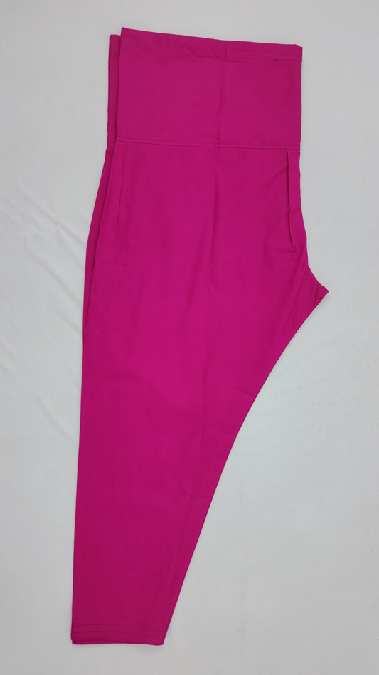 Semi Patiala Salwar in Purple Pink Color