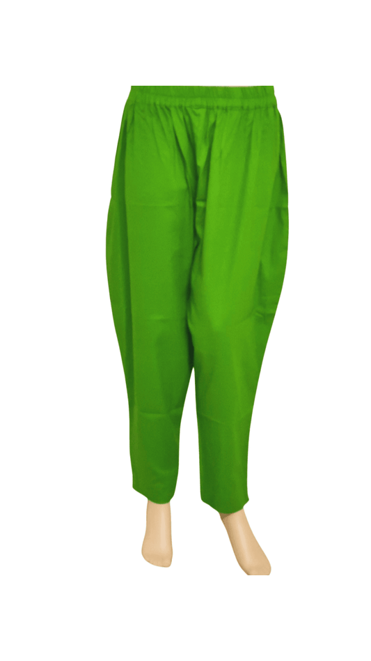 Straight Fit Trouser in Parrot Green Colour