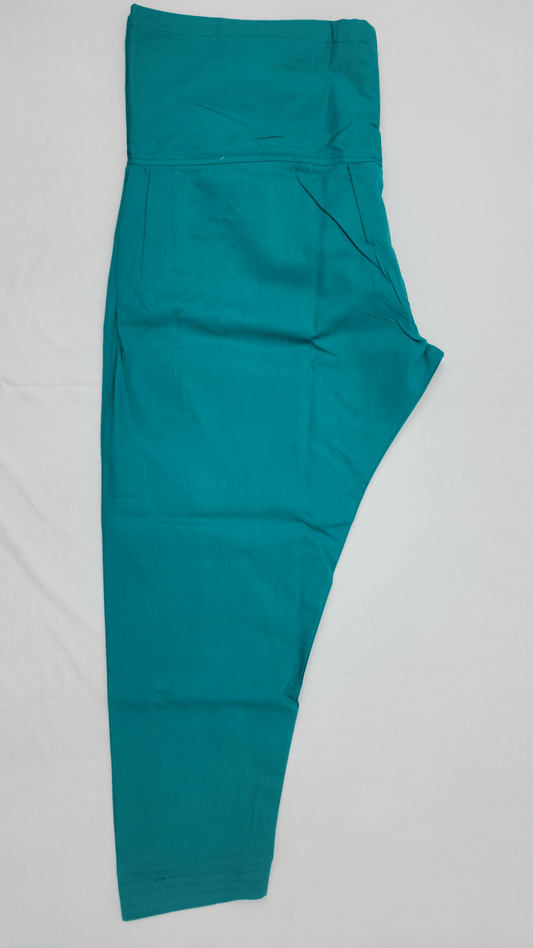 Semi Patiala salwar Turquoise Color
