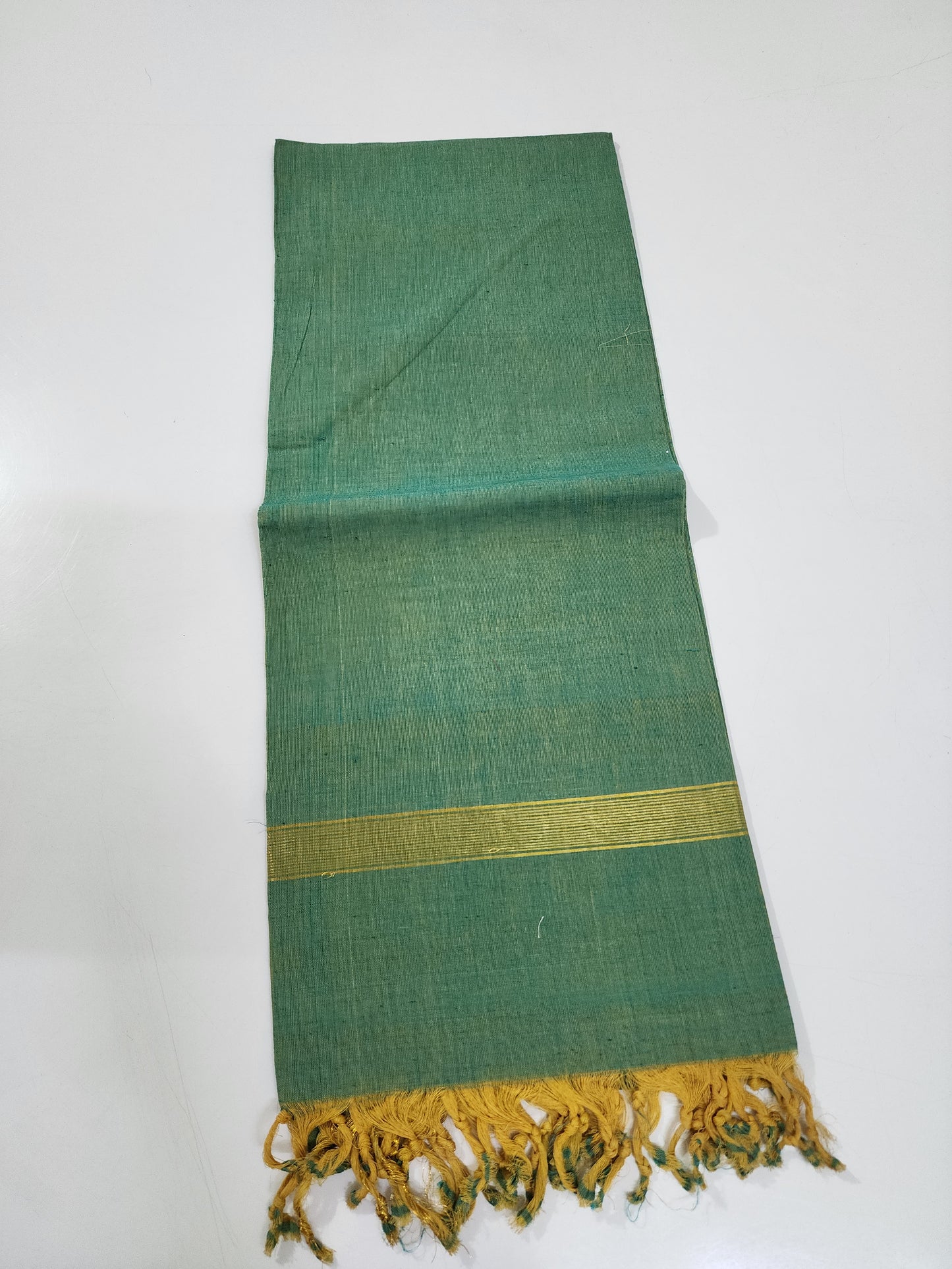 Handloom Cotton pastel Green Dupatta