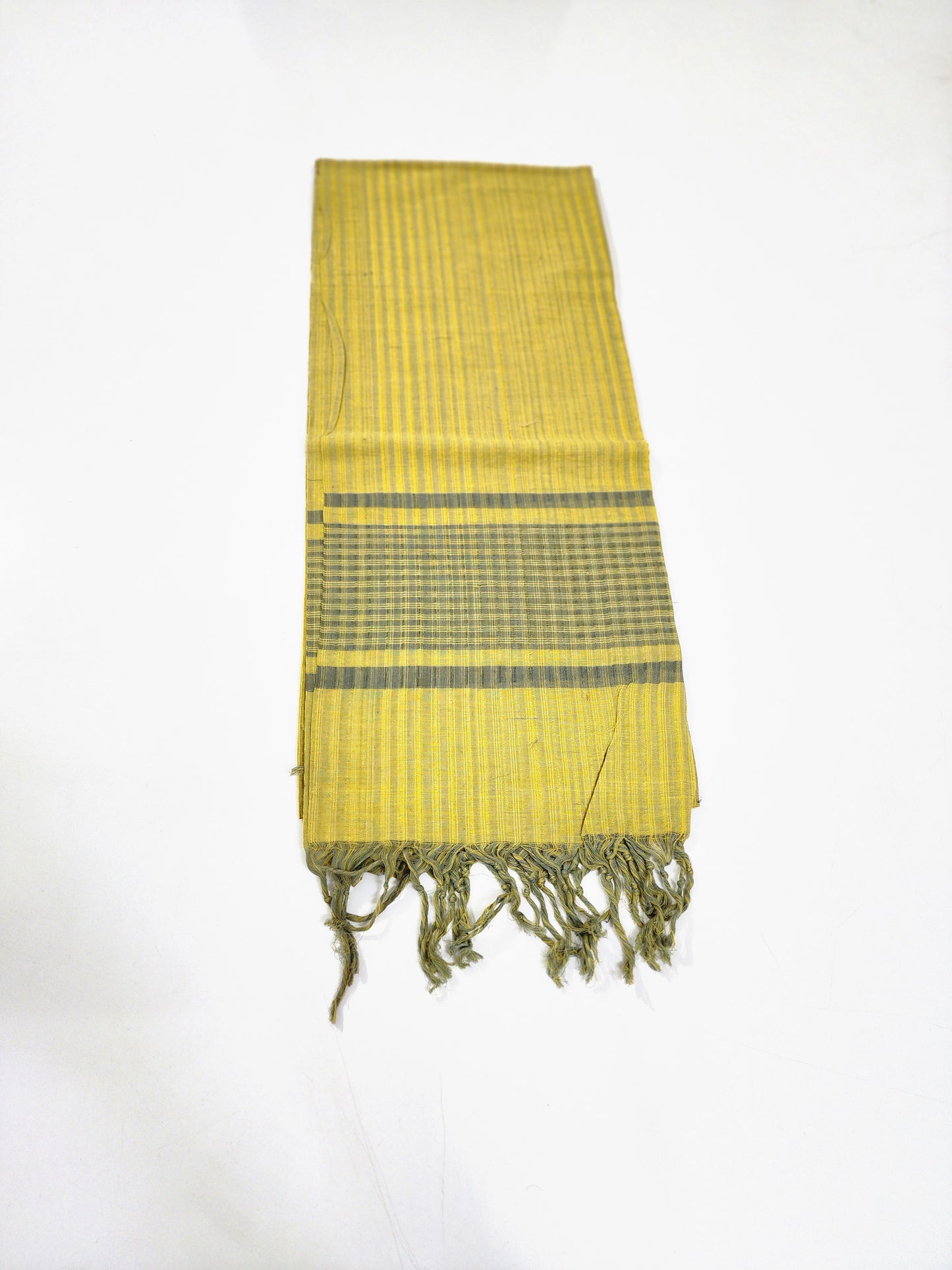 Handloom Cotton Green Dupatta