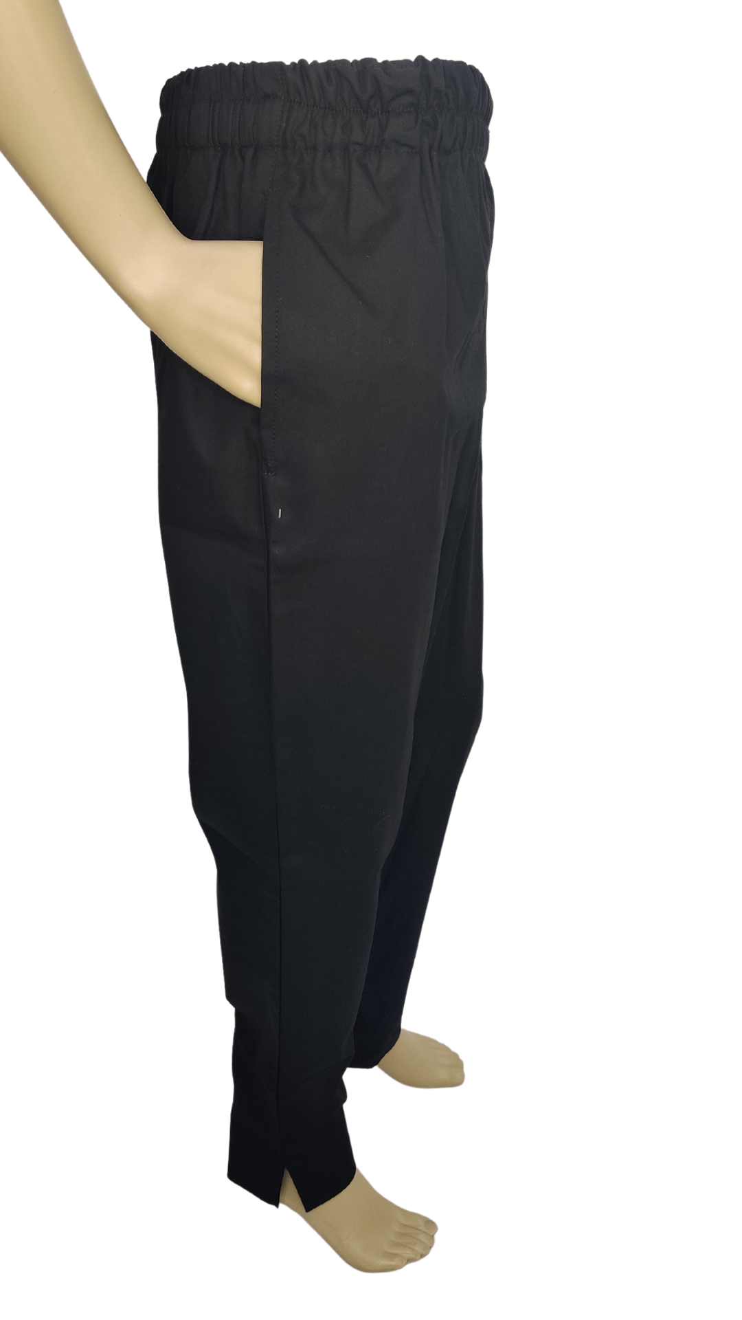 Straight Fit Trouser in Black Color