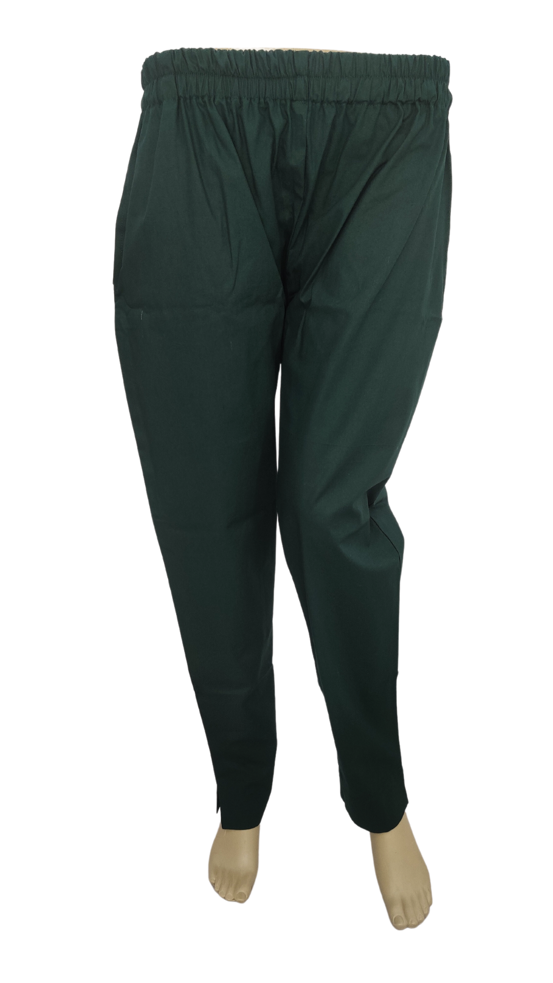 Straight Fit Trouser in Bottle Green Color