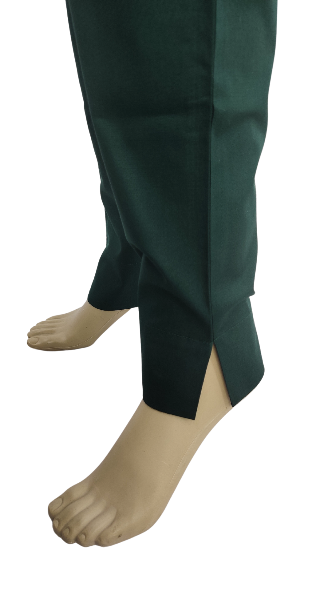 Straight Fit Trouser in Bottle Green Color