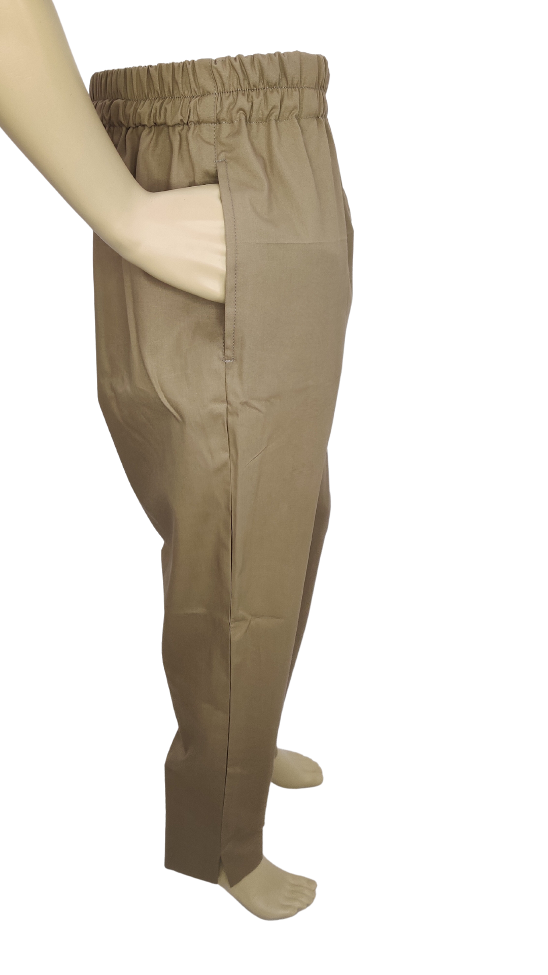 Straight Fit Trouser in Mud Color