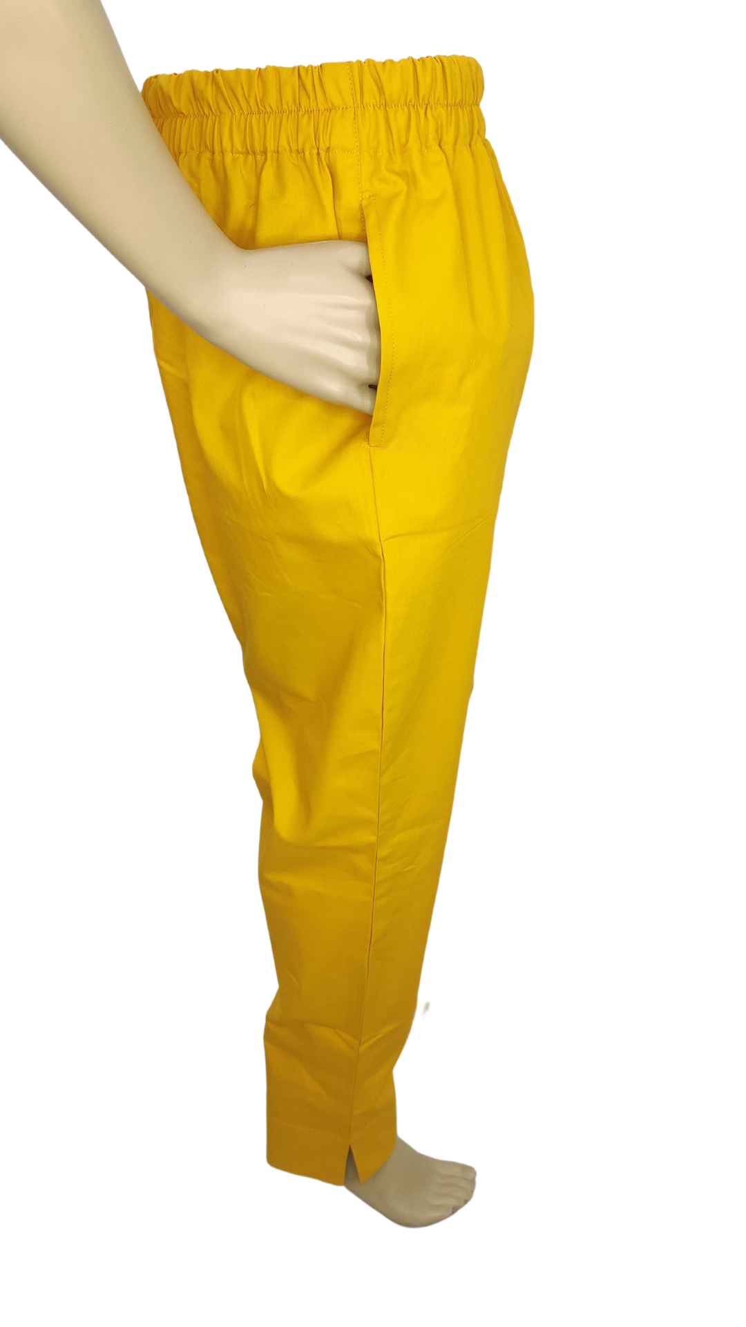 Straight Fit Trouser in Mustard Yellow Color
