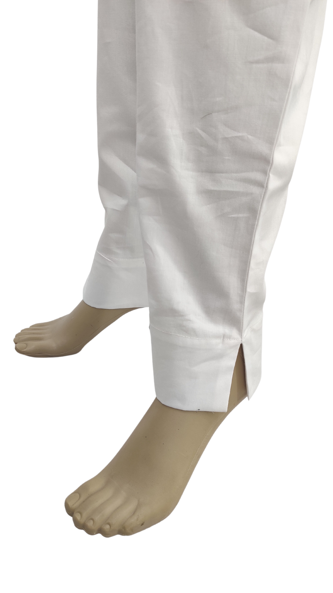 Straight Fit Trouser in White Color