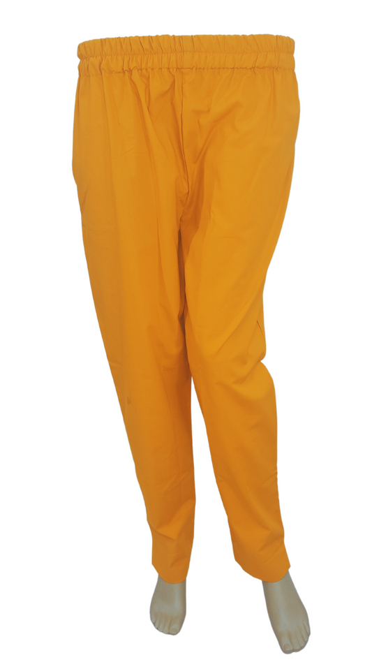 Straight Fit Trouser in Yellow Color