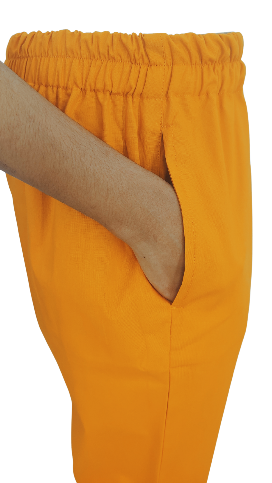 Straight Fit Trouser in Yellow Color