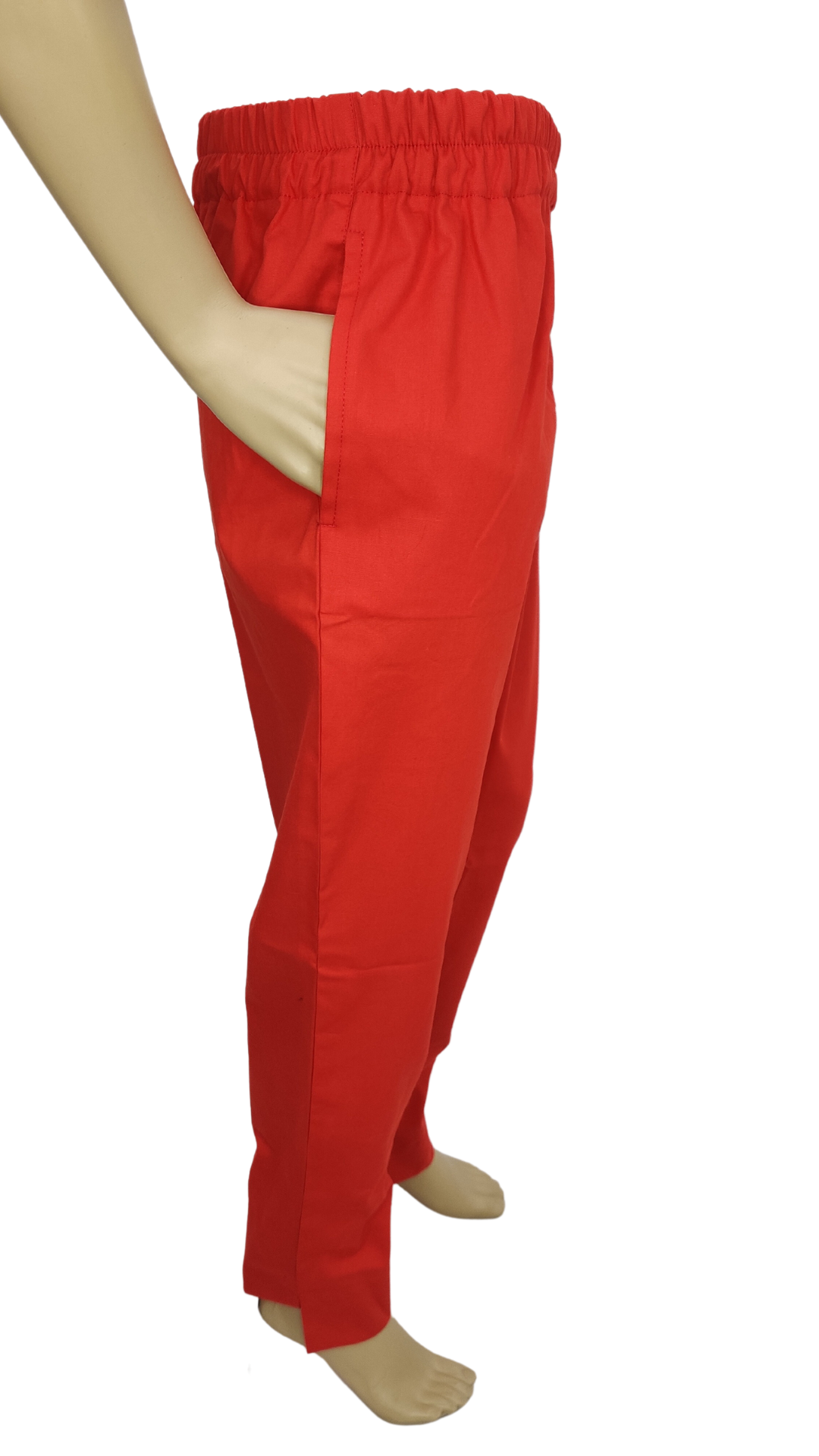 Straight Fit Trouser in Red Color