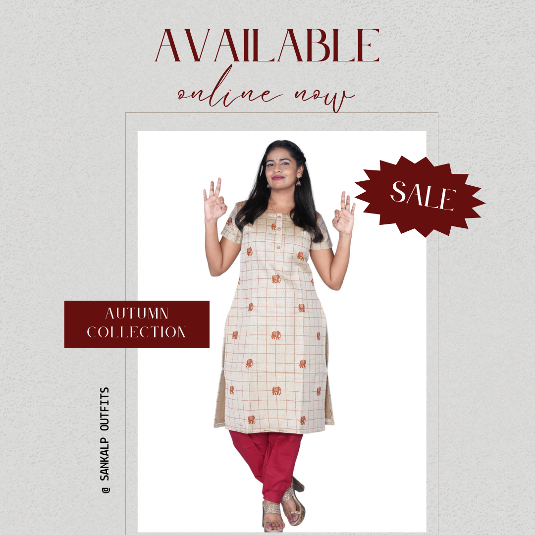 A collection of stylish cotton kurtis for women.