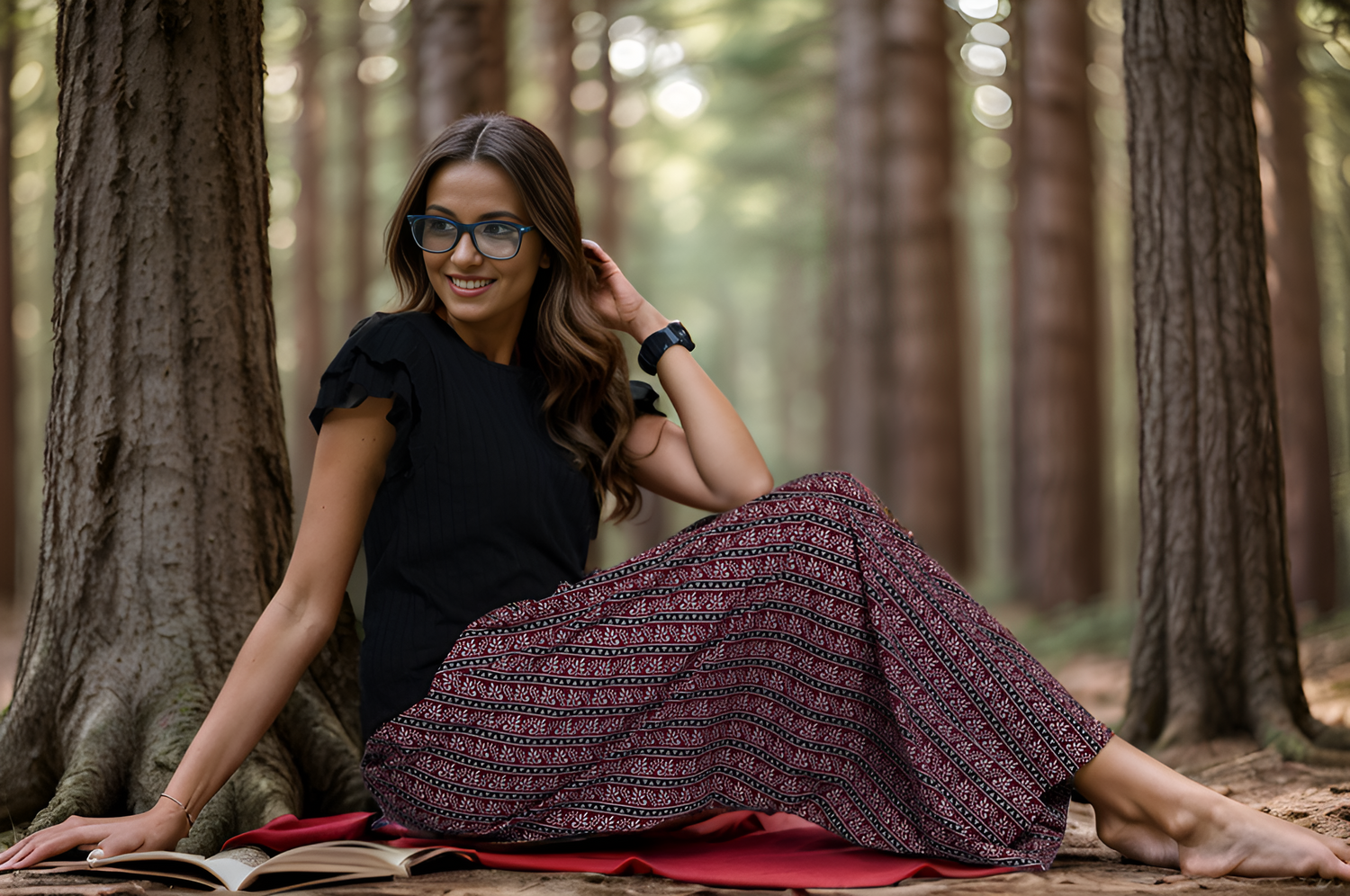 Printed Pants and Palazzos