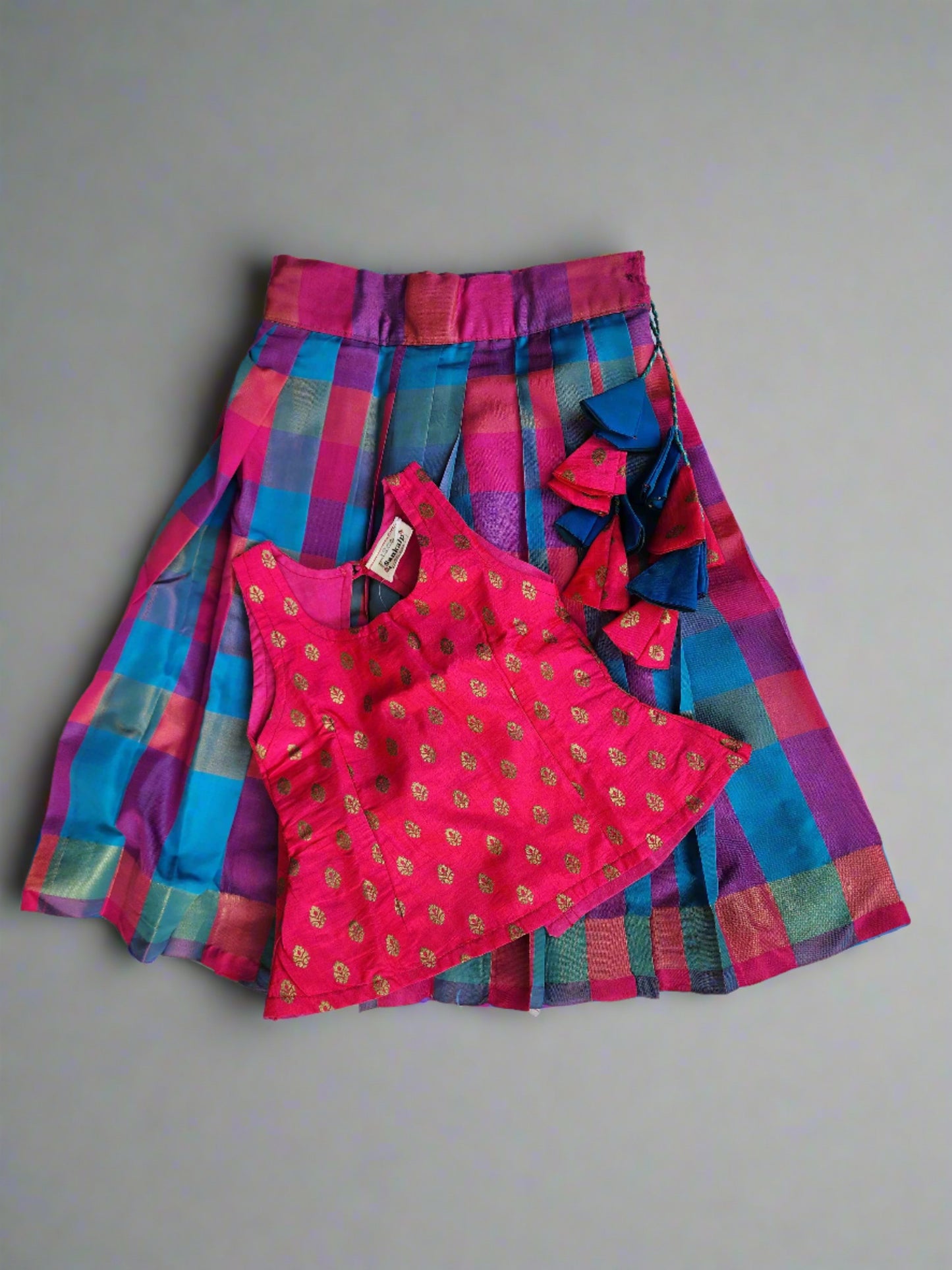 Charming Banaras Checks Lehenga