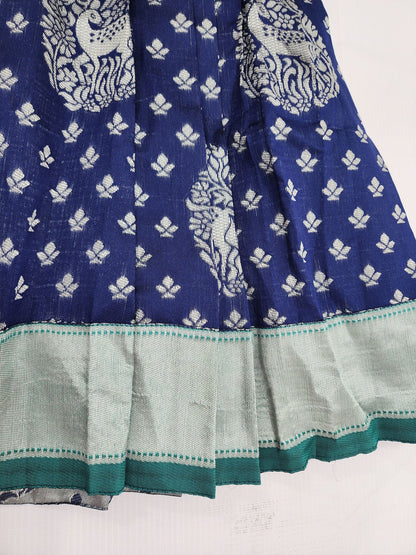 Banaras Navy Blue & Turquoise Blue Lehenga Set