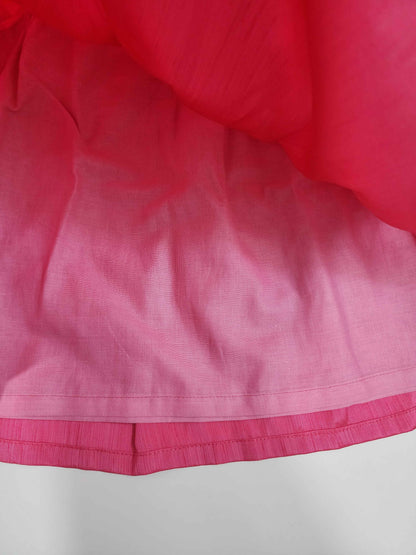 Pink fancy Munga Silk Kids Frock1