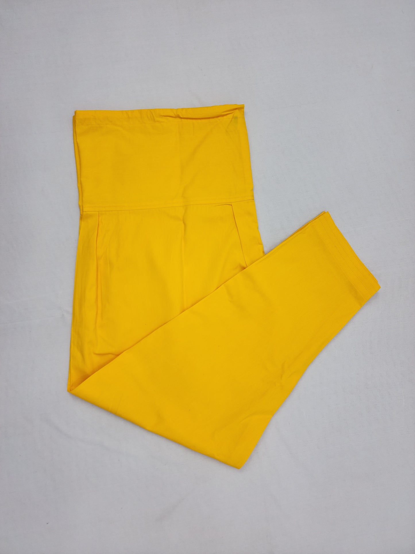 Semi-Patiala salwar in Lemon Yellow Color