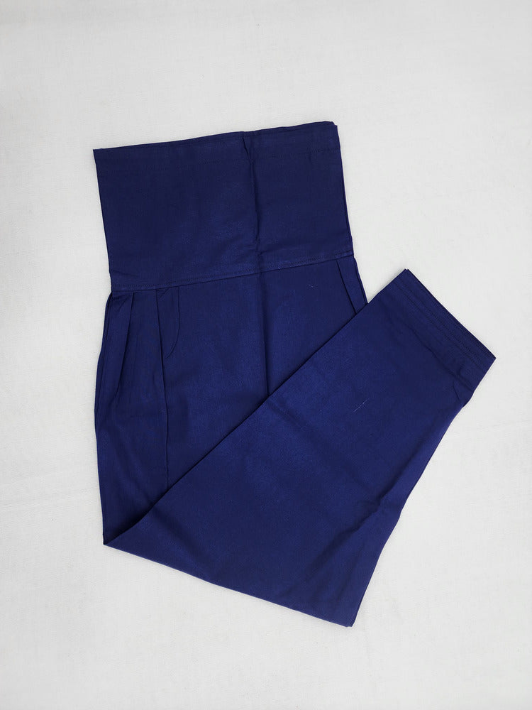 Semi-Patiala salwar in Navy Blue Color