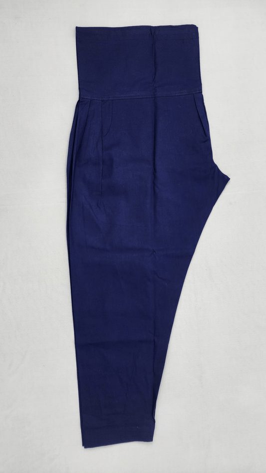 Semi-Patiala salwar in Navy Blue Color