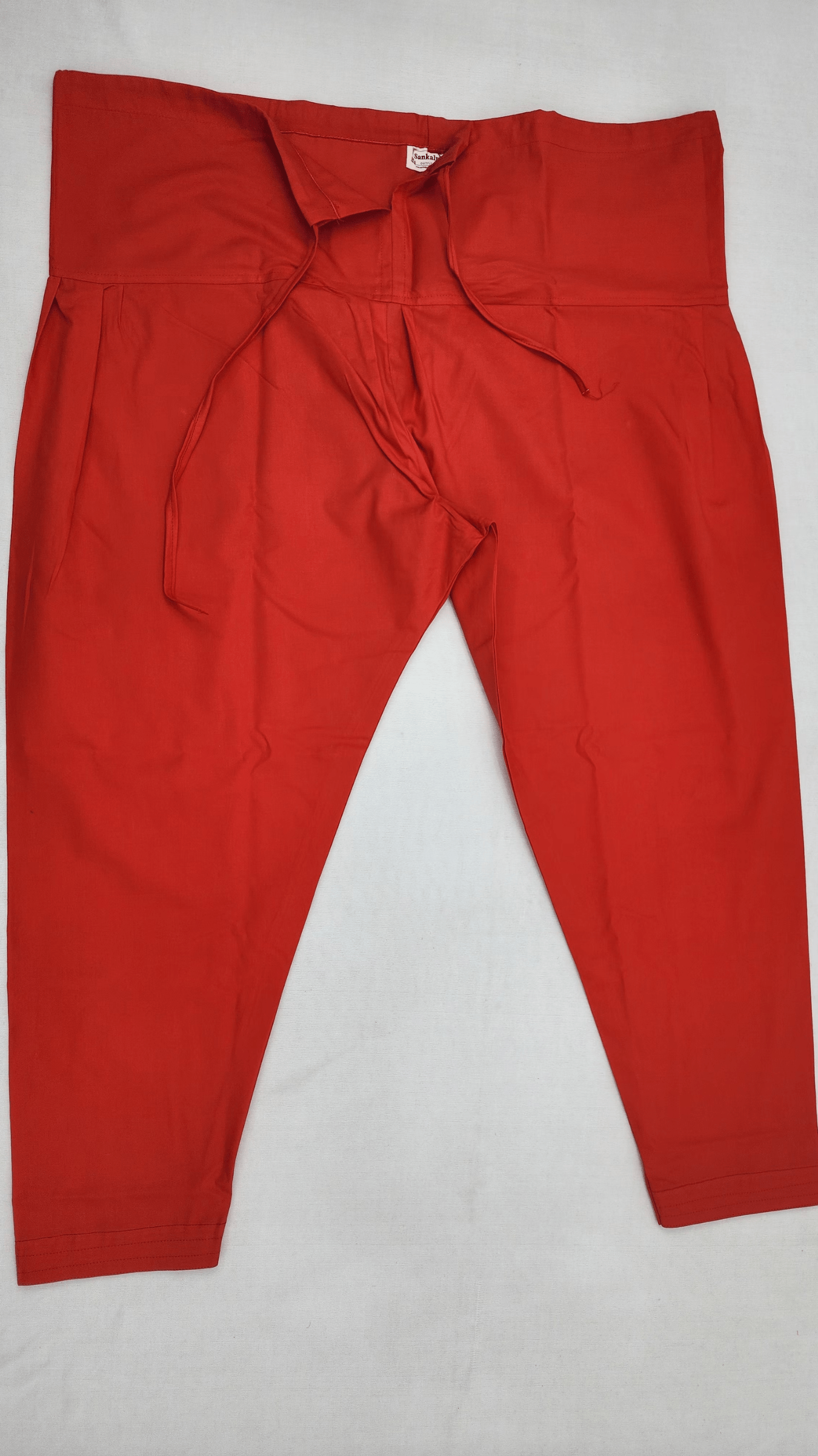 Semi-Patiala Salwar in Red Colour