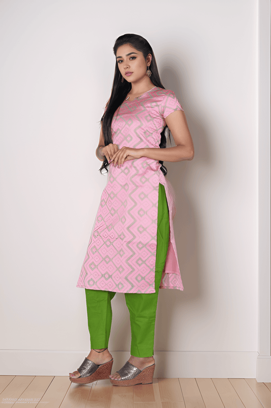 Pink Coloured All Over Pattern