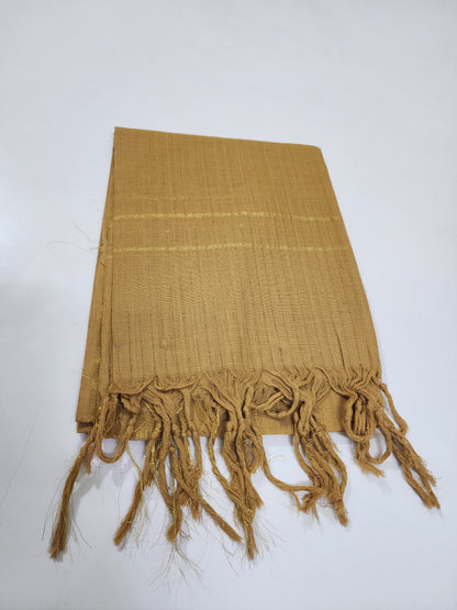 Handloom Cotton light gold Dupatta
