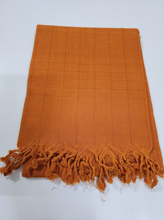 Handloom Brick Red Dupatta