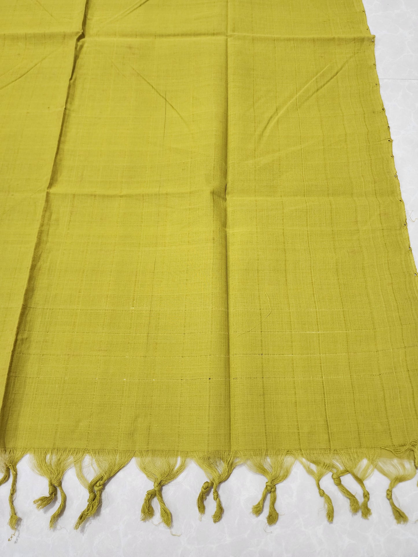 Handloom Cotton Greengram Dupatta