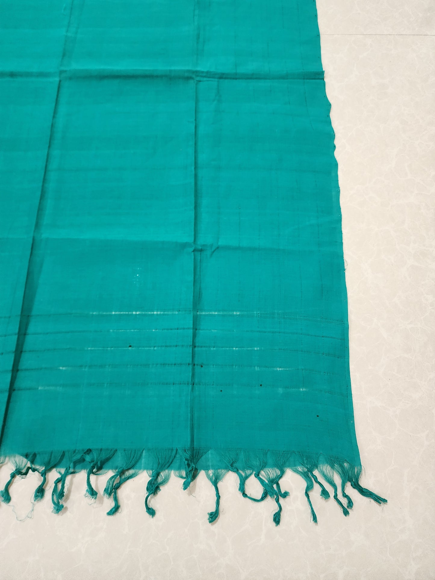 Handloom Cotton Sea Blue Dupatta