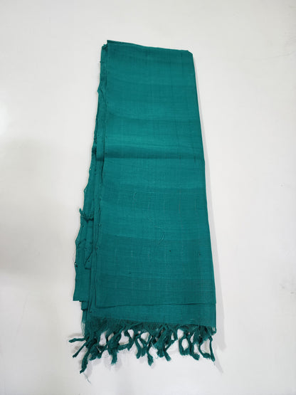 Handloom Cotton Sea Blue Dupatta