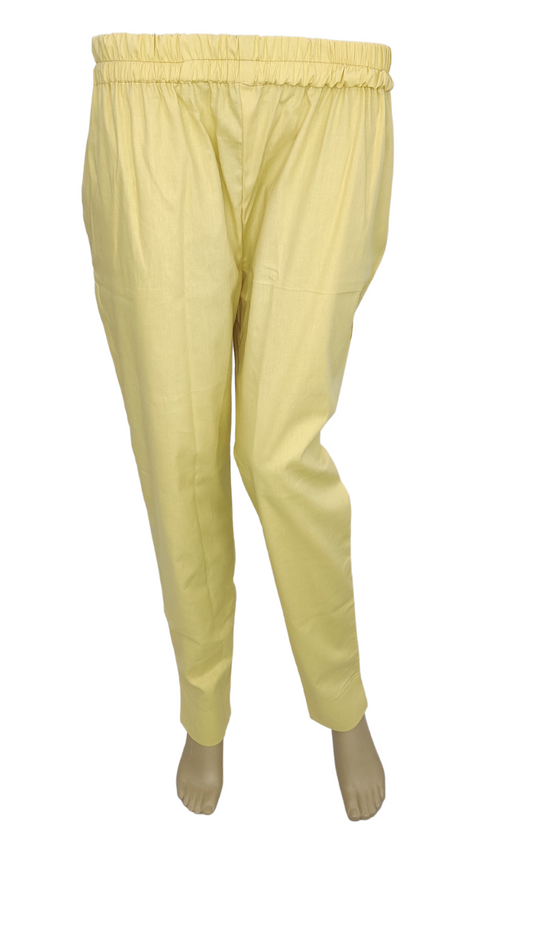 Straight Fit Trouser in Biege Color