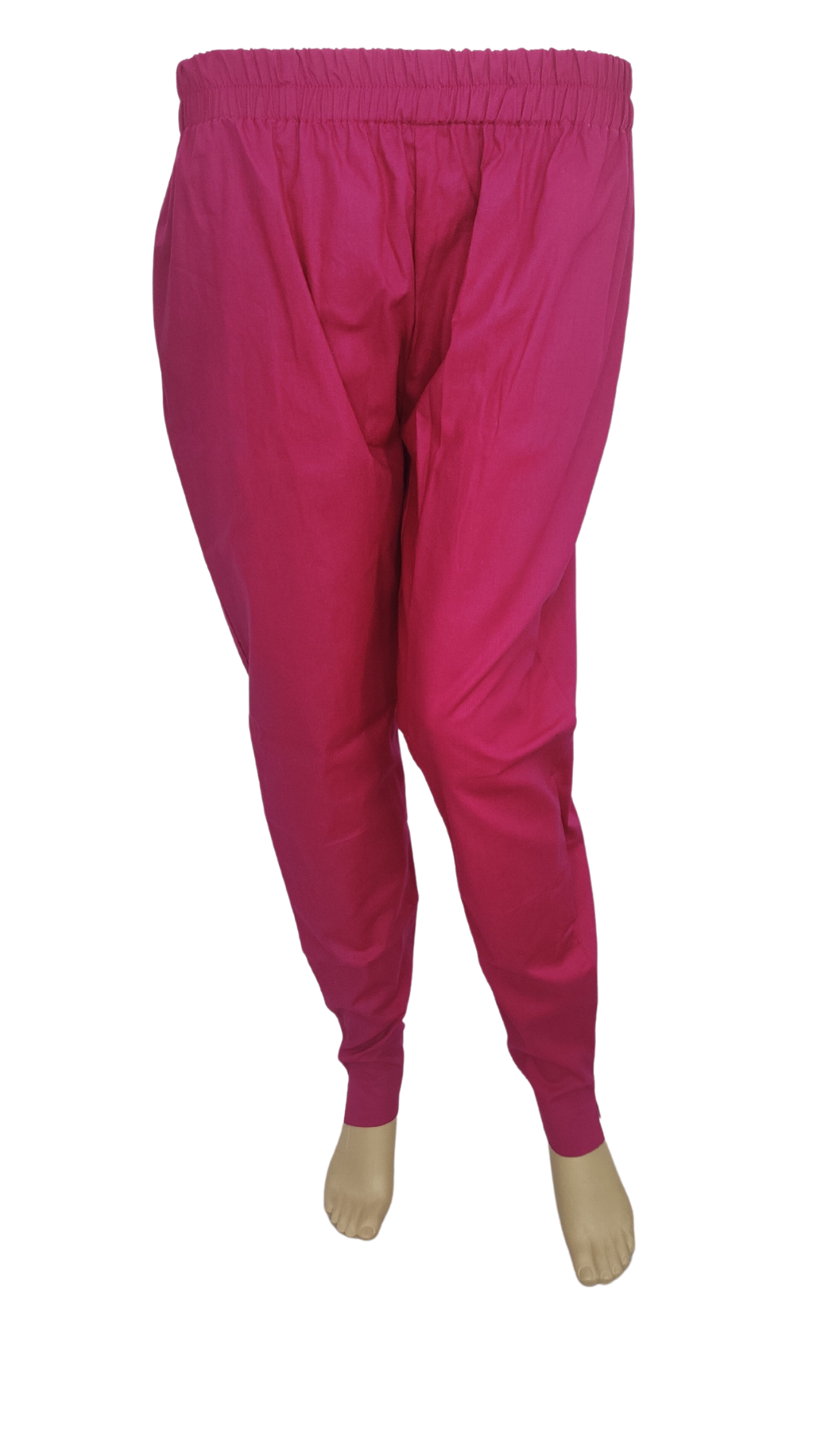 Straight Fit Trouser in Dark Pink Color