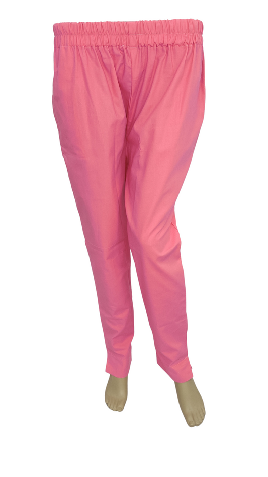 Straight Fit Trouser in Light Pink Color