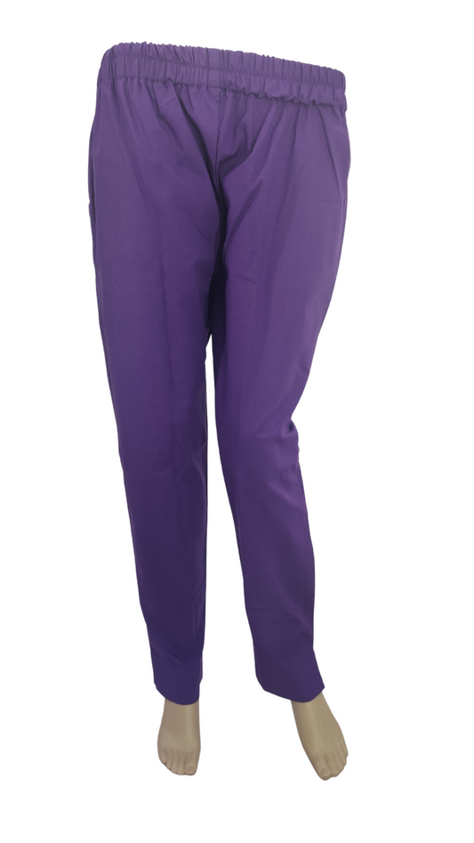 Straight Fit Trouser in Violet Color