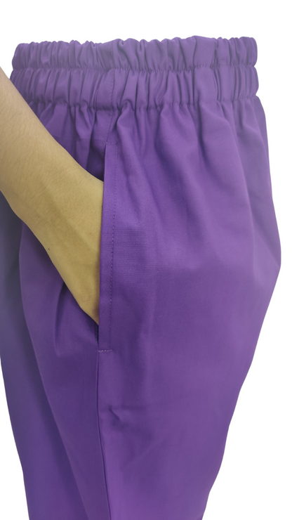 Straight Fit Trouser in Violet Color